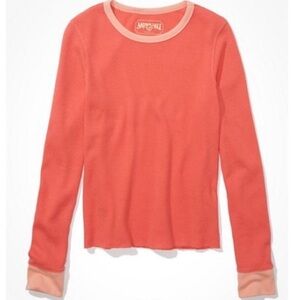 NWT American Eagle Waffle Layering Long Sleeve L